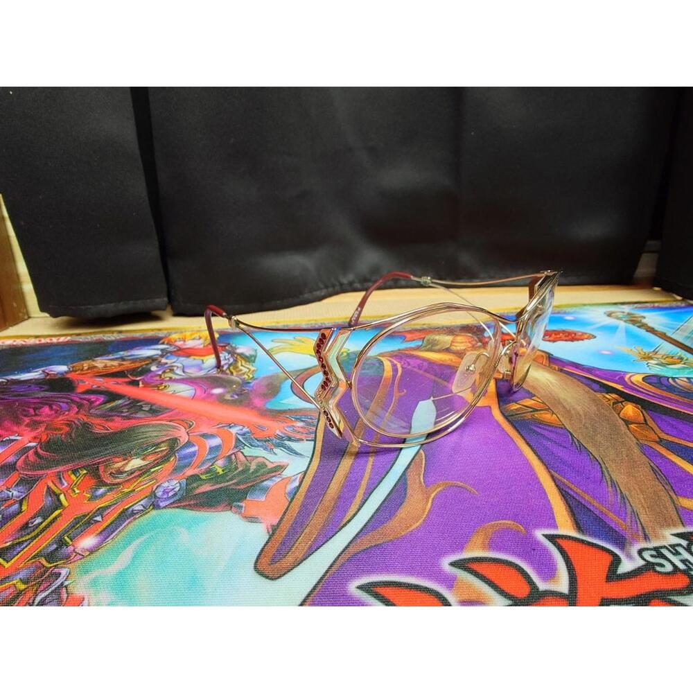 Vintage Sunglasses Paloma Picasso 3707 Gold Oval Sunglasses Glasses FRAME ONLY